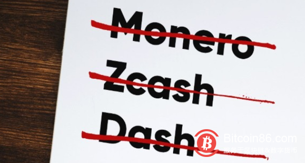 彭博社：Monero、Zcash和Dash等主要隐私币可能会从更多交易所退市