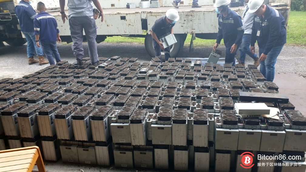 马来西亚砂州破获最大宗偷电挖加密货币案，充公逾1200台挖矿机 