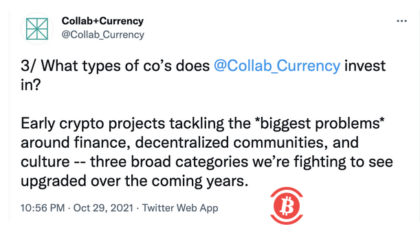加密风险基金Collab Currency为新基金募资6000万美元
